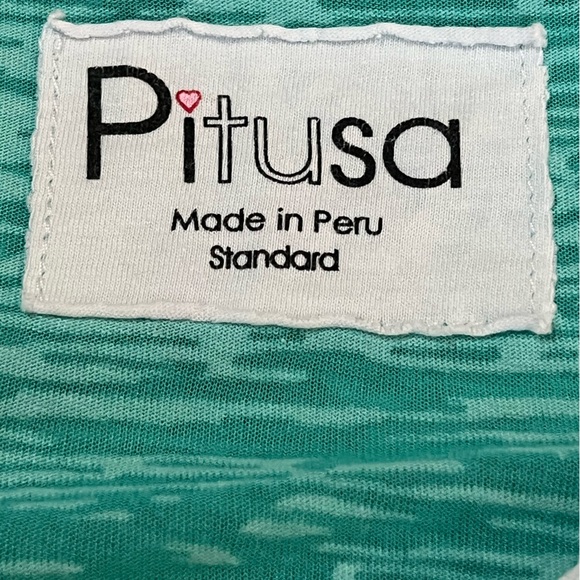 Pitusa Abaya mini v-neck dress in mint Made in Peru - Picture 10 of 11